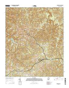 Brookwood Alabama Current topographic map, 1:24000 scale, 7.5 X 7.5 Minute, Year 2014
