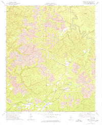 Brookwood Alabama Historical topographic map, 1:24000 scale, 7.5 X 7.5 Minute, Year 1974