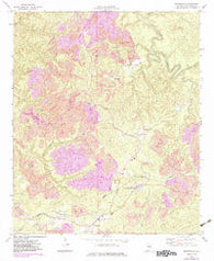 Brookwood Alabama Historical topographic map, 1:24000 scale, 7.5 X 7.5 Minute, Year 1974