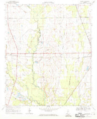 Browns Alabama Historical topographic map, 1:24000 scale, 7.5 X 7.5 Minute, Year 1968