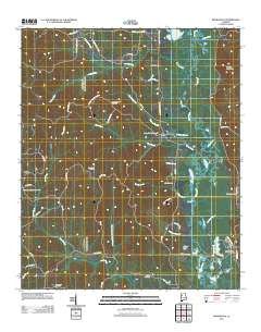 Brownville Alabama Historical topographic map, 1:24000 scale, 7.5 X 7.5 Minute, Year 2011