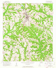 Brundidge Alabama Historical topographic map, 1:24000 scale, 7.5 X 7.5 Minute, Year 1960