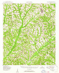 Brundidge Alabama Historical topographic map, 1:62500 scale, 15 X 15 Minute, Year 1950
