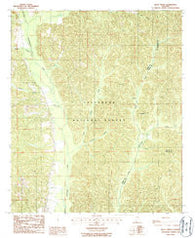Buck Creek Alabama Historical topographic map, 1:24000 scale, 7.5 X 7.5 Minute, Year 1987