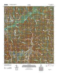 Bullock Alabama Historical topographic map, 1:24000 scale, 7.5 X 7.5 Minute, Year 2011