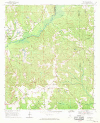 Bullock Alabama Historical topographic map, 1:24000 scale, 7.5 X 7.5 Minute, Year 1968