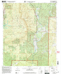 Bulls Gap Alabama Historical topographic map, 1:24000 scale, 7.5 X 7.5 Minute, Year 2001