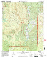 Bulls Gap Alabama Historical topographic map, 1:24000 scale, 7.5 X 7.5 Minute, Year 2001