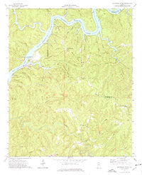 Burchfield Store Alabama Historical topographic map, 1:24000 scale, 7.5 X 7.5 Minute, Year 1974