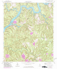 Burchfield Store Alabama Historical topographic map, 1:24000 scale, 7.5 X 7.5 Minute, Year 1974