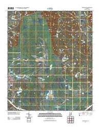 Burnsville Alabama Historical topographic map, 1:24000 scale, 7.5 X 7.5 Minute, Year 2011