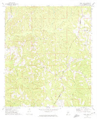 Burnt Corn Alabama Historical topographic map, 1:24000 scale, 7.5 X 7.5 Minute, Year 1971