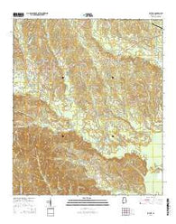 Butler Alabama Current topographic map, 1:24000 scale, 7.5 X 7.5 Minute, Year 2014