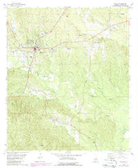Butler Alabama Historical topographic map, 1:24000 scale, 7.5 X 7.5 Minute, Year 1978