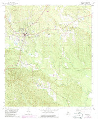 Butler Alabama Historical topographic map, 1:24000 scale, 7.5 X 7.5 Minute, Year 1978