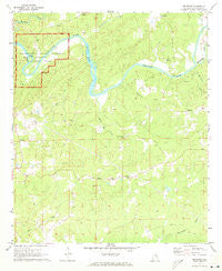 Buttston Alabama Historical topographic map, 1:24000 scale, 7.5 X 7.5 Minute, Year 1971