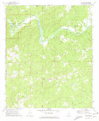 Buttston Alabama Historical topographic map, 1:24000 scale, 7.5 X 7.5 Minute, Year 1971