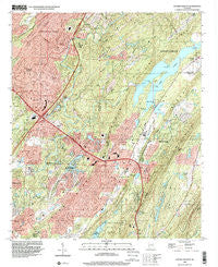 Cahaba Heights Alabama Historical topographic map, 1:24000 scale, 7.5 X 7.5 Minute, Year 1998