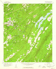 Cahaba Heights Alabama Historical topographic map, 1:24000 scale, 7.5 X 7.5 Minute, Year 1959