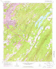 Cahaba Heights Alabama Historical topographic map, 1:24000 scale, 7.5 X 7.5 Minute, Year 1959
