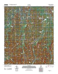 Calhoun Alabama Historical topographic map, 1:24000 scale, 7.5 X 7.5 Minute, Year 2011