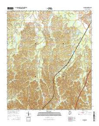 Calhoun Alabama Current topographic map, 1:24000 scale, 7.5 X 7.5 Minute, Year 2014