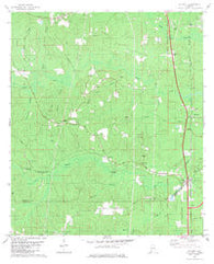 Calvert Alabama Historical topographic map, 1:24000 scale, 7.5 X 7.5 Minute, Year 1982