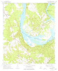 Camden North Alabama Historical topographic map, 1:24000 scale, 7.5 X 7.5 Minute, Year 1974
