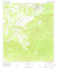 Camden South Alabama Historical topographic map, 1:24000 scale, 7.5 X 7.5 Minute, Year 1973