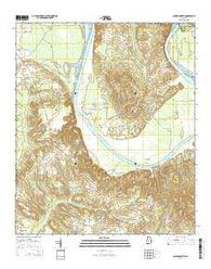 Camden North Alabama Current topographic map, 1:24000 scale, 7.5 X 7.5 Minute, Year 2014