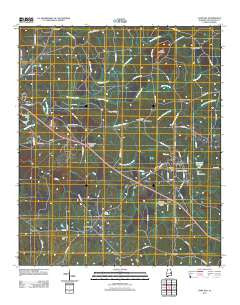 Camp Hill Alabama Historical topographic map, 1:24000 scale, 7.5 X 7.5 Minute, Year 2011