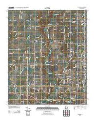 Capshaw Alabama Historical topographic map, 1:24000 scale, 7.5 X 7.5 Minute, Year 2011