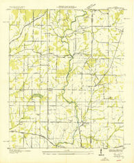 Capshaw Alabama Historical topographic map, 1:24000 scale, 7.5 X 7.5 Minute, Year 1936