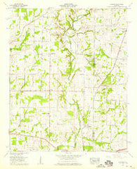 Capshaw Alabama Historical topographic map, 1:24000 scale, 7.5 X 7.5 Minute, Year 1958