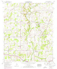 Capshaw Alabama Historical topographic map, 1:24000 scale, 7.5 X 7.5 Minute, Year 1958