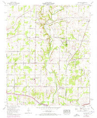 Capshaw Alabama Historical topographic map, 1:24000 scale, 7.5 X 7.5 Minute, Year 1958