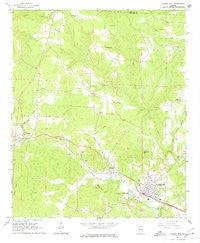 Carbon Hill Alabama Historical topographic map, 1:24000 scale, 7.5 X 7.5 Minute, Year 1967