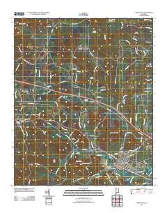 Carbon Hill Alabama Historical topographic map, 1:24000 scale, 7.5 X 7.5 Minute, Year 2011