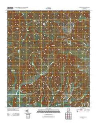 Carlowville Alabama Historical topographic map, 1:24000 scale, 7.5 X 7.5 Minute, Year 2011