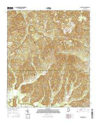 Carlowville Alabama Current topographic map, 1:24000 scale, 7.5 X 7.5 Minute, Year 2014