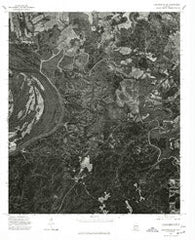 Carlowville NE Alabama Historical topographic map, 1:24000 scale, 7.5 X 7.5 Minute, Year 1975