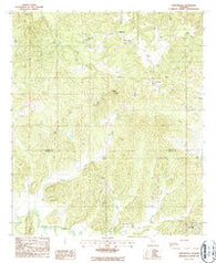 Carlowville Alabama Historical topographic map, 1:24000 scale, 7.5 X 7.5 Minute, Year 1987