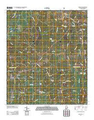Carolina Alabama Historical topographic map, 1:24000 scale, 7.5 X 7.5 Minute, Year 2011