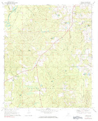 Carolina Alabama Historical topographic map, 1:24000 scale, 7.5 X 7.5 Minute, Year 1971