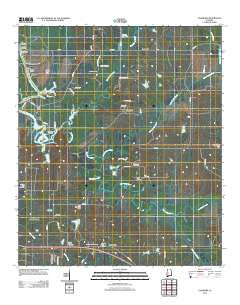 Casemore Alabama Historical topographic map, 1:24000 scale, 7.5 X 7.5 Minute, Year 2011