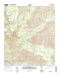 Casemore Alabama Current topographic map, 1:24000 scale, 7.5 X 7.5 Minute, Year 2014