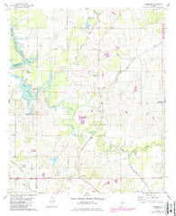 Casemore Alabama Historical topographic map, 1:24000 scale, 7.5 X 7.5 Minute, Year 1980