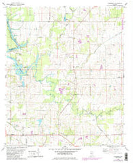 Casemore Alabama Historical topographic map, 1:24000 scale, 7.5 X 7.5 Minute, Year 1980