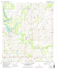 Casemore Alabama Historical topographic map, 1:24000 scale, 7.5 X 7.5 Minute, Year 1980