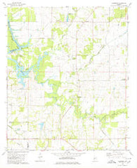 Casemore Alabama Historical topographic map, 1:24000 scale, 7.5 X 7.5 Minute, Year 1980